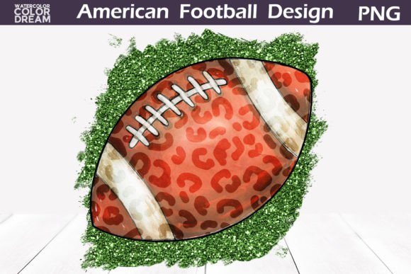 American Football PNG Graphics for Crafts
