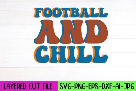 Football and Chill Retro Design: Graphics for Crafts & Local Branding