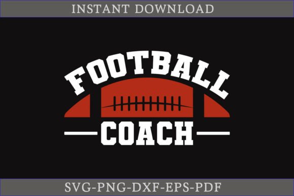 Football Coach SVG Cut File: Graphics for Crafts & Content