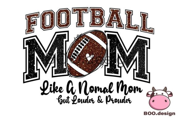 Football Mom PNG Graphics for Crafts & Local Branding