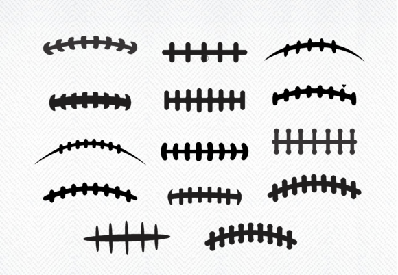 Football Seams SVG Graphics for Crafts & Branding