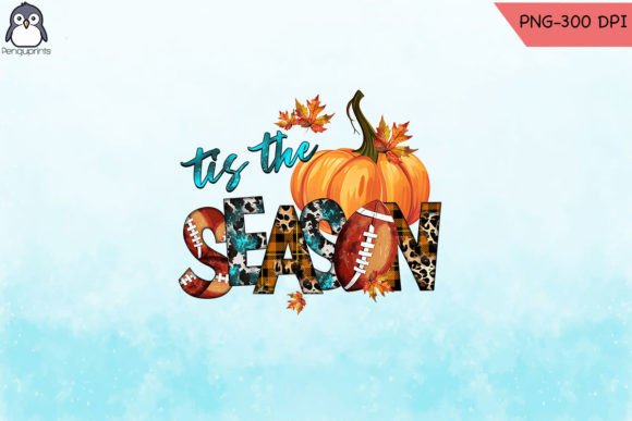 Tis the Season Football PNG: Crafts & Graphics for Local Branding